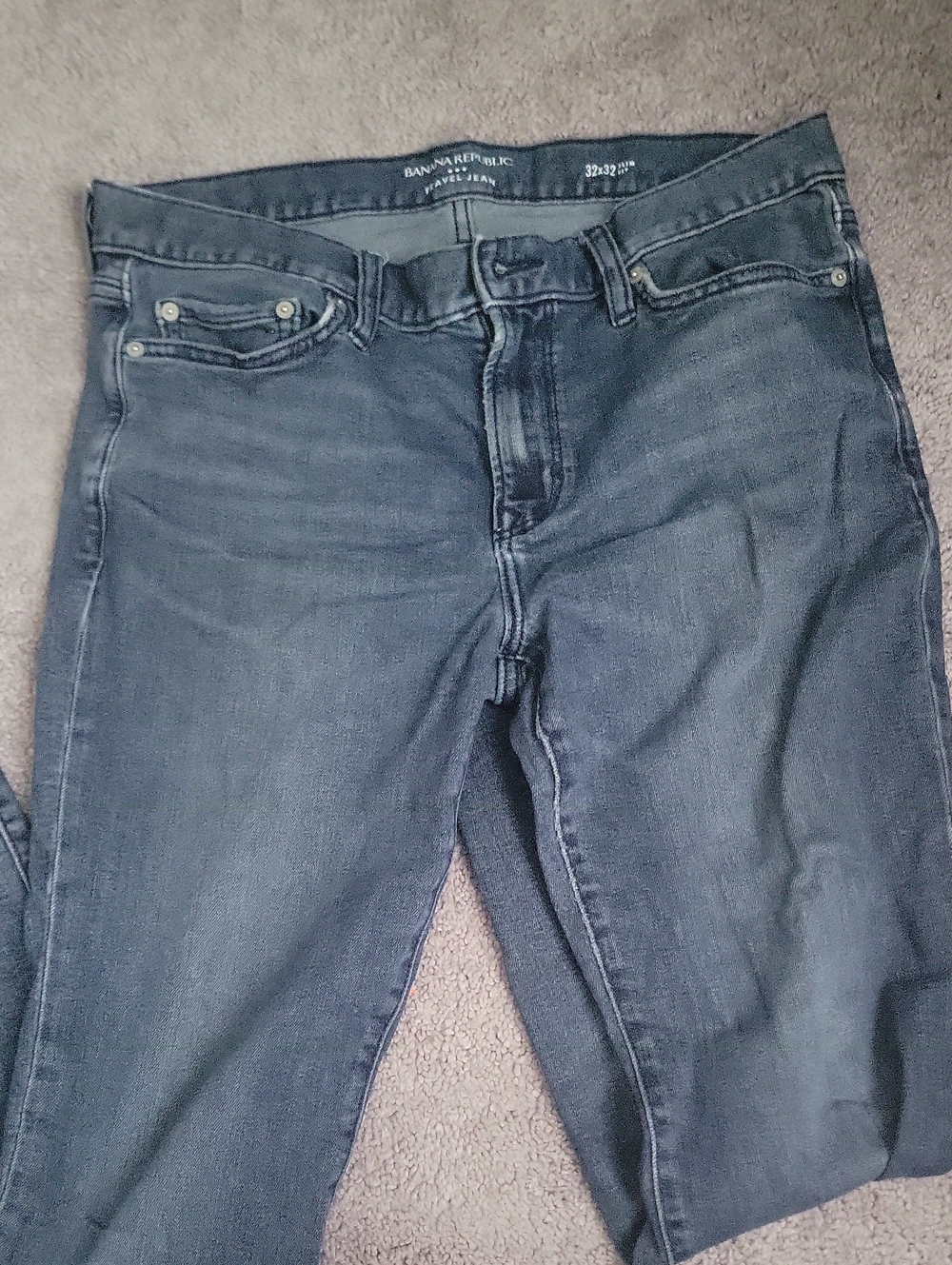 Banana Republic Men's Dark Blue Stretch Jeans